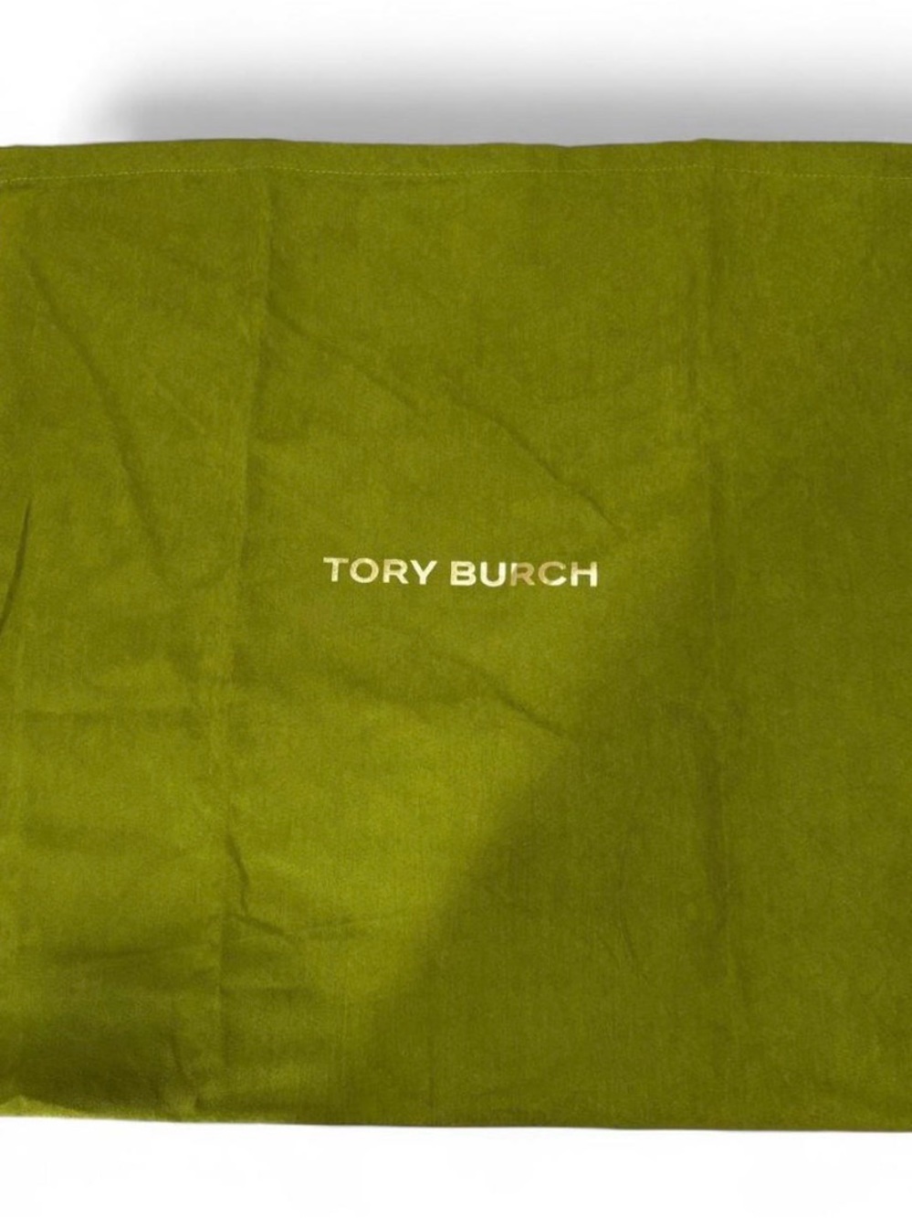 Tory Burch Olive Green Dust Bag with Logo